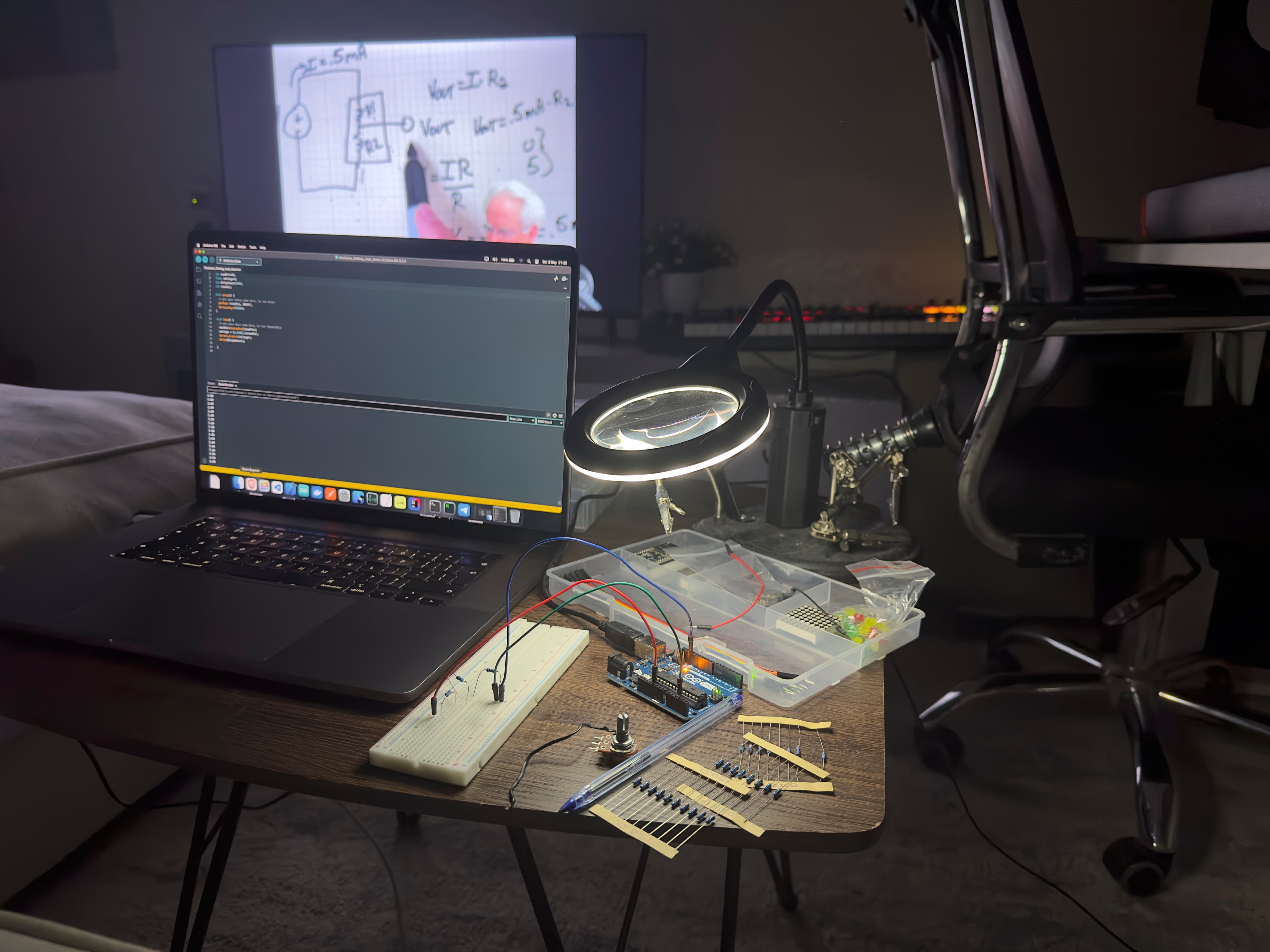 Tinkering with hardware.